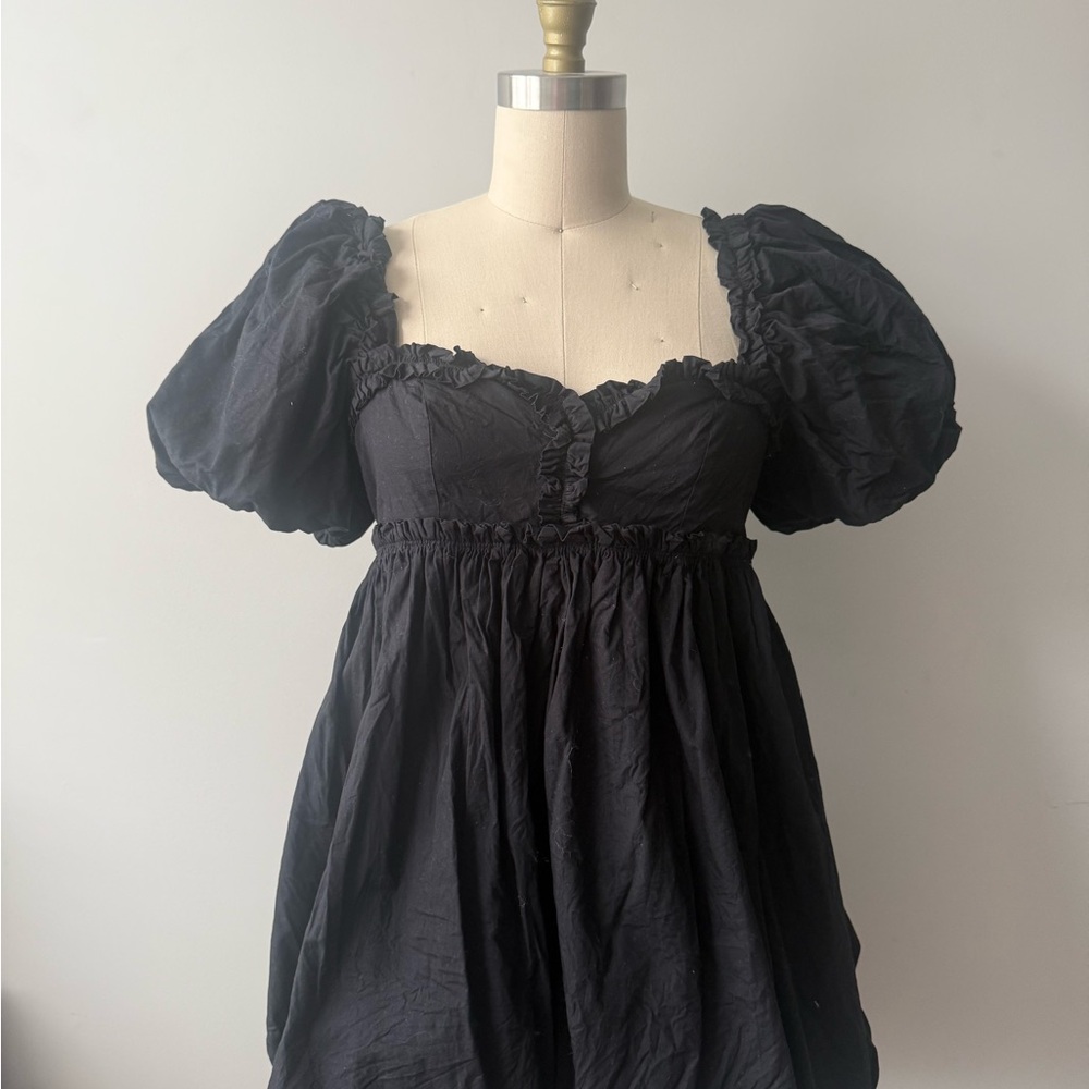 Free People Black Mini Dress